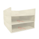 Contenitore per carte A4 - Triplo - Blanc escumo ( Pantone #D6D6D1 )