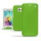 Housse cuir Samsung Galaxy S6 Edge - Vert fluo