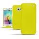 Funda de piel Samsung Galaxy S6 Edge - Jaune fluo