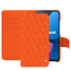 Housse cuir Fairphone 5 - Orange fluo - Couture ( Pantone #ff5406 ) 