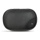 Leather pouch for laptop cables XXL - Onyx ( Noir / Black ) 