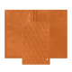 Vehicle registration document case - Mandarine vintage - Couture ( Pantone #d47231 ) 
