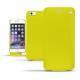 Apple iPhone 6  leather case - Jaune fluo