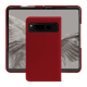 Lederschutzhülle Google Pixel Fold - Rouge ( Nappa - Pantone #d50032 ) 