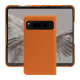 Coque cuir Google Pixel Fold - Orange ( Nappa - Pantone #ff9351 ) 