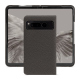 Coque cuir Google Pixel Fold - Anthracite ( Pantone #41403c ) 
