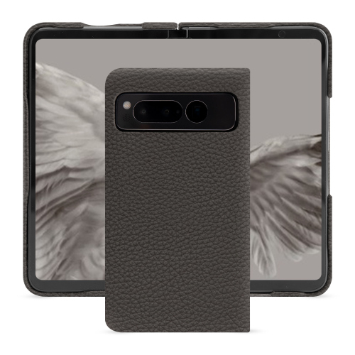 Funda chic y premium para Google Pixel FoldAnthracite ( Pantone #41403c ) 