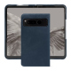 Lederschutzhülle Google Pixel Fold - Jean vintage ( Pantone #2f414f  ) 