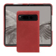 Coque cuir Google Pixel Fold - Cerise vintage ( Pantone #a6302e ) 