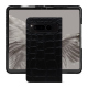 Funda de piel Google Pixel Fold - Crocodile nero ( Noir / Black) 