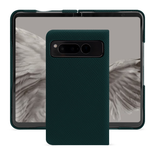 Coque chic et premium pour Google Pixel FoldVert séduisant ( Pantone #1d3c34 ) 