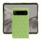 Funda de piel Google Pixel Fold - Vert olive - Couture ( Nappa - Pantone #a7c58e ) 