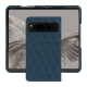 Google Pixel Fold leather cover - Indigo - Couture ( Pantone #1f4565 ) 