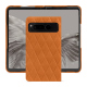 Lederschutzhülle Google Pixel Fold - Mandarine vintage - Couture ( Pantone #d47231 ) 