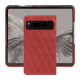 Capa em pele Google Pixel Fold - Cerise vintage - Couture ( Pantone #a6302e ) 