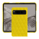 硬质真皮保护套 Google Pixel Fold - Jaune fluo - Couture ( Pantone #c9ff57 ) 
