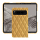 Coque cuir Google Pixel Fold - Or Maïa - Couture ( Pantone 871C ) 