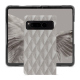 Capa em pele Google Pixel Fold - Platinium - Couture ( Pantone 877C ) 