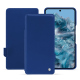 Google Pixel 8 Pro leather case - Bleu océan ( Nappa - Pantone #15458a) 