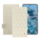 Capa em pele Google Pixel 8 Pro - Blanc - Couture ( Nappa - White ) 