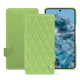 Funda de piel Google Pixel 8 Pro - Vert olive - Couture ( Nappa - Pantone #a7c58e ) 