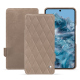 Capa em pele Google Pixel 8 Pro - Taupe vintage - Couture ( Pantone #591d16 ) 