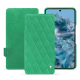 Google Pixel 8 Pro leather case - Menthe vintage - Couture ( Pantone #37b375 ) 