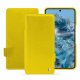 Google Pixel 8 Pro leather case - Jaune fluo ( Pantone #c9ff57 ) 