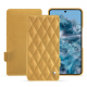 Google Pixel 8 Pro leather case - Or Maïa - Couture ( Pantone 871C ) 
