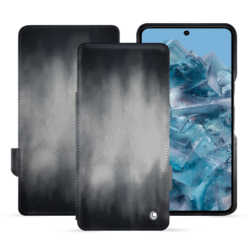 Google Pixel 8 Pro用高級横型フラップケース｜NoreveGris Patine