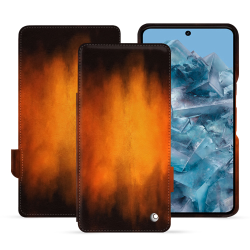 High quality horizontal flap case for Google Pixel 8 Pro | NoreveFauve Patine