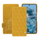 Capa em pele Google Pixel 8 Pro - Jaune soulèu - Couture ( Pantone #F3B934 )