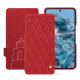 Capa em pele Google Pixel 8 Pro - Rouge troupelenc - Couture ( Pantone #AB191A )
