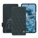 Google Pixel 8 Pro leather case - Blu marino - Couture ( Pantone #14181D )