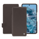 Google Pixel 8 Pro leather case - Gris Veggie ( Pantone #5e514d ) 