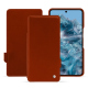 Google Pixel 8 Pro leather case - Orange Veggie ( Pantone #cb6015 ) 