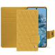 Lederschutzhülle Google Pixel 8 Pro - Mimosa - Couture ( Pantone #b39437 ) 