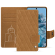 Housse cuir Google Pixel 8 Pro - Castan esparciate - Couture ( Pantone #824F2A )