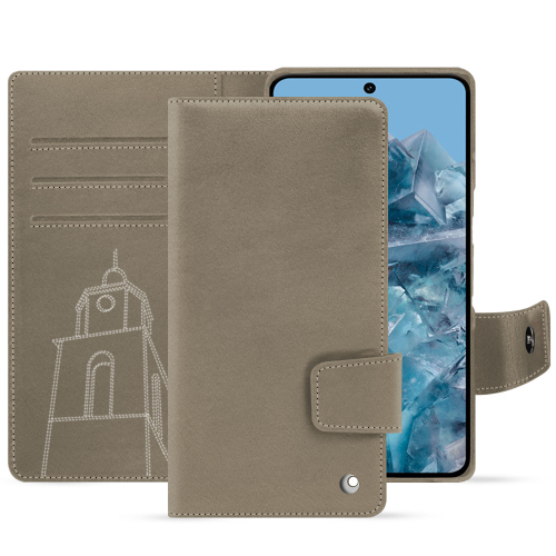 Premium quality Google Pixel 8 Pro wallet case | NoreveDarboun sabla ( Pantone #BCB1A1 )