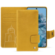 Google Pixel 8 Pro leather case - Jaune soulèu ( Pantone #F3B934 )