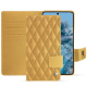 Housse cuir Google Pixel 8 Pro - Or Maïa - Couture ( Pantone 871C ) 