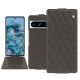 Capa em pele Google Pixel 8 Pro - Anthracite - Couture ( Pantone #41403c ) 