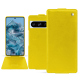 Google Pixel 8 Pro leather case - Jaune fluo ( Pantone #c9ff57 ) 