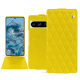 Custodia in pelle Google Pixel 8 Pro - Jaune fluo - Couture ( Pantone #c9ff57 ) 