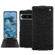 Custodia in pelle Google Pixel 8 Pro - Autruche nero ( Noir / Black) 