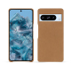 Google Pixel 8 Pro leather cover - Blanc escumo - Couture ( Pantone #D6D6D1 )