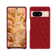 Funda de piel Google Pixel 8 - Rouge - Couture ( Nappa - Pantone #d50032 ) 
