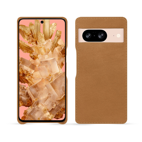Coque luxe pour Google Pixel 8 | Protection haut de gamme Castan esparciate ( Pantone #824F2A )
