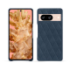 Funda de piel Google Pixel 8 - Jean vintage - Couture ( Pantone #2f414f  ) 