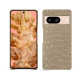 Custodia in pelle Google Pixel 8 - Autruche desert ( Pantone #A39382 ) 